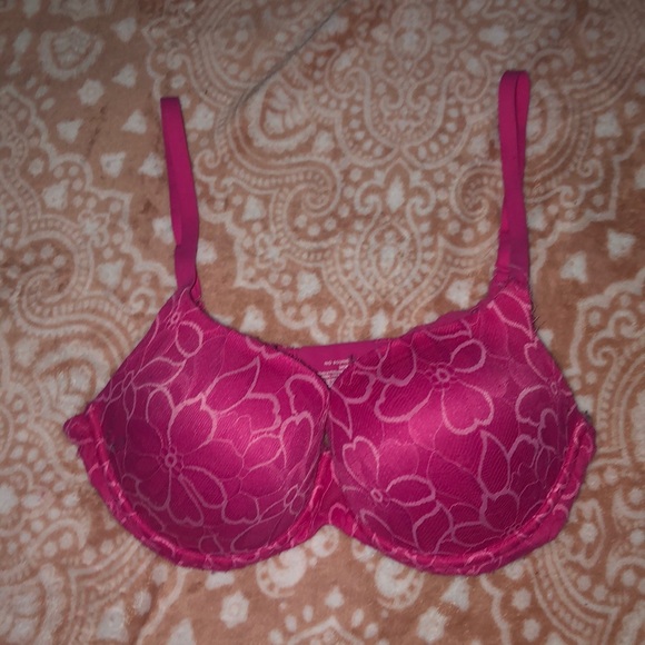 Cute pink floral bra 34DD - Picture 1 of 3
